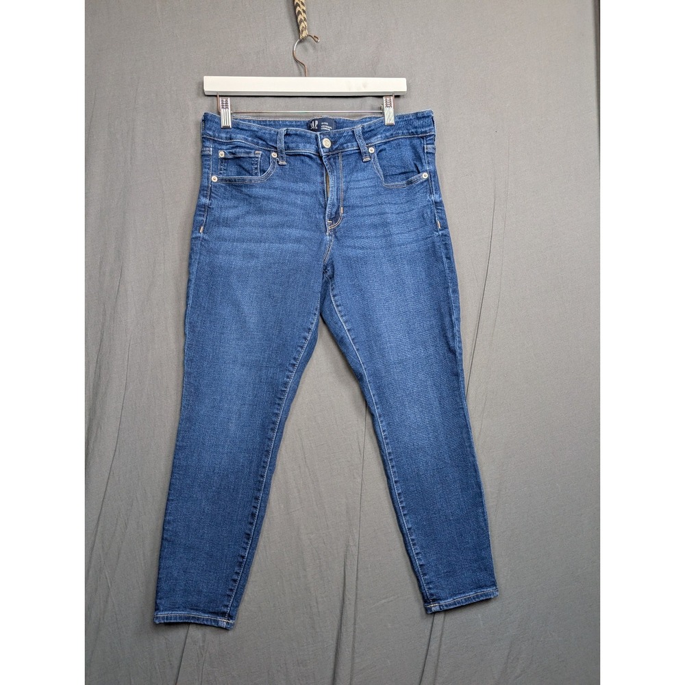 Gap‎ Jeans Women's 12/31S Blue Medium Wash Universal Legging Jeans